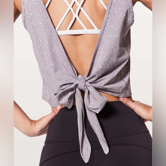 Lululemon Its A Tie Tank Sz 10 - Picture 2 of 7